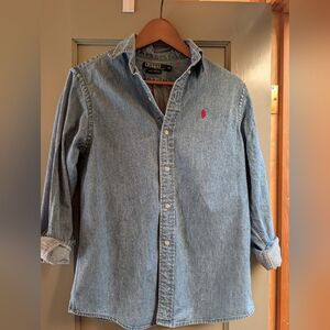 VINTAGE 💯 Cotton Jean Button Down